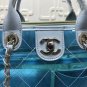 Chanel Blue Ice Cream Purse Transparent Sheepskin material authentic