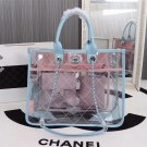 Chanel Strawberry Blueberry Ice Cream Purse Transparent Sheepskin material authentic