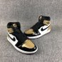 Air Jordan 1 black gold Tennis Shoes