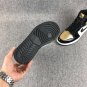 Air Jordan 1 black gold Tennis Shoes
