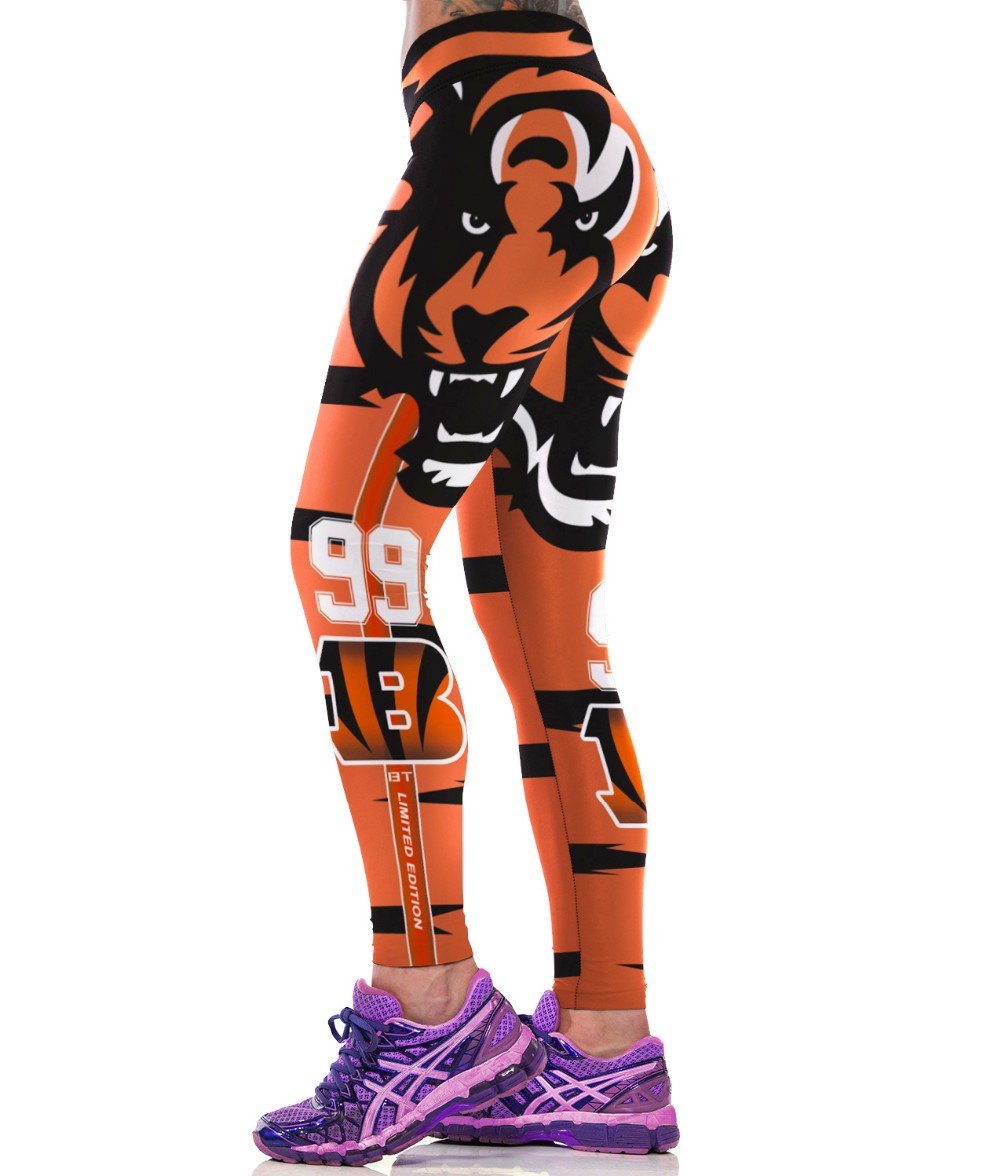Cincinnati Bengals 99 NFL Football Sports Leggings Womens