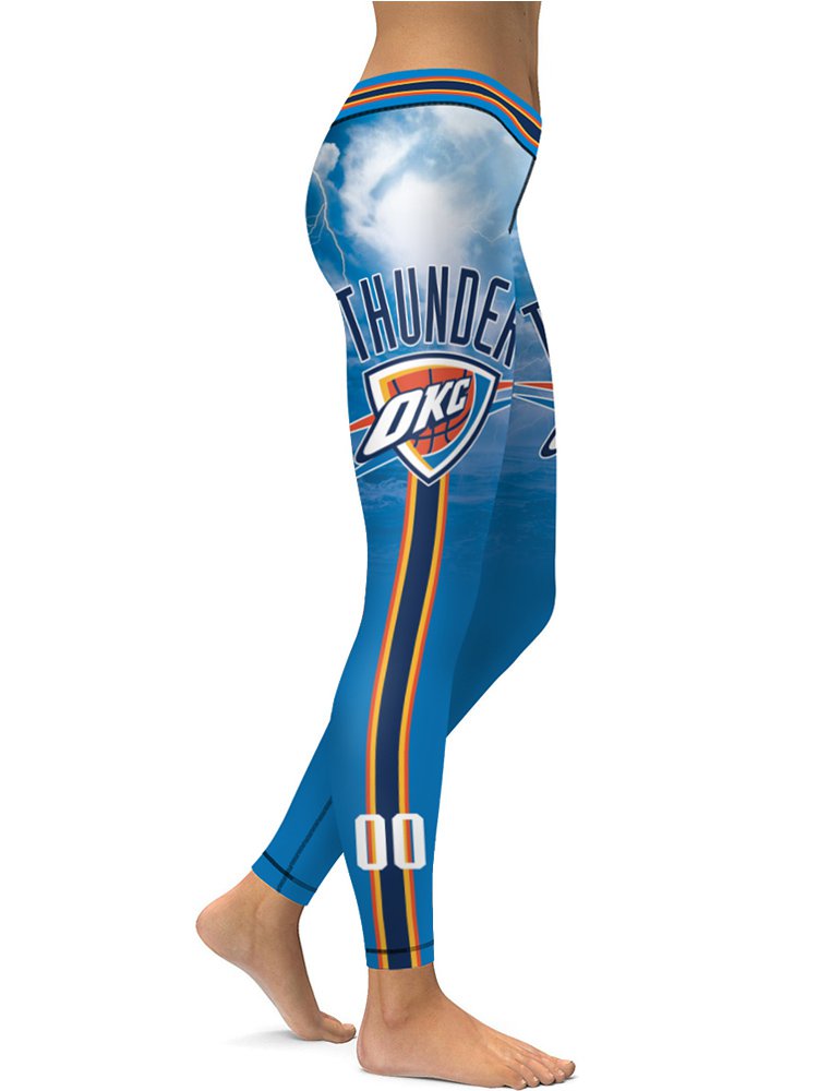 Oklahoma City Thunders NBA Basketball Women's Leggings