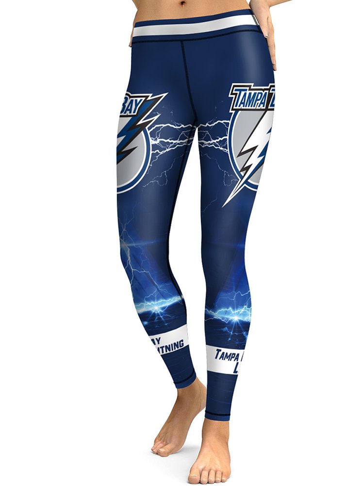 Tampa Bay Lightning NHL Hockey Women's Leggings