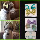 Medium Mismatch "Minnie" Hair Bow (set of 2)