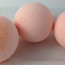 Peaches and Cream Bath Bomb/Bath Fizzies/Glitter Bath Bomb/Peach Bath Bomb/Orange