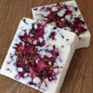 Rose Petal Bath Truffle/Large/7oz/Shea Butter Truffle/Rose Scented/Organic