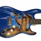 Meat Loaf Meatloaf Autographed Bat Outta Hell Airbrushed Guitar RACC TS UACC RD
