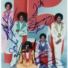 The Jackson 5 Five Michael Plus All Autographed Signed Photo AFTAL UACC RD