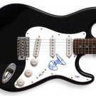 Paris Hilton Autographed Signed Guitar & Proof  PSA/DNA   AFTAL