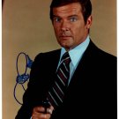 Roger Moore Autographed Signed 8x10 007 Photo AFTAL