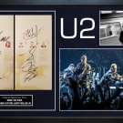 U2 Full Autographed Signed Program Custom Display AFTAL UACC RD COA