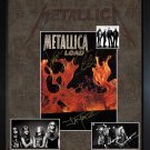 Metallica James Hetfield Kirk Hammett Lars Jason Autographed Load Custom Display