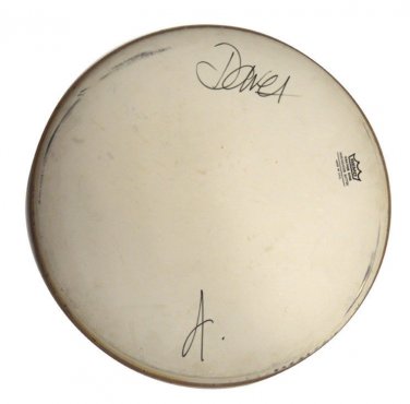 Blur Band X2 Autographed Signed Remo 16 Inch Drumhead UACC RD COA AFTAL