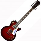 Ace Frehley Autographed Kiss 12-String Guitar UACC RD AFTAL PSA