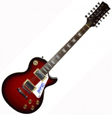 Ace Frehley Autographed Kiss 12-String Guitar UACC RD AFTAL PSA