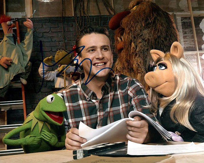 Jason Segel Muppets Autographed Photo Uacc Rd Aftal Racc Ts