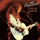 Amy Grant Autographed In Concert Vol. 2 Album Cover AFTAL UACC RD COA