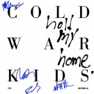 Cold War Kids Autographed X4 Hold My Home Album Flat AFTAL UACC RD COA