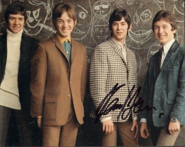 Kenny Jones Autographed The Who Signed Chalk Faces Photo AFTAL