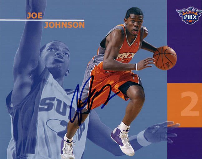 Joe Johnson Autographed Signed 8x10 Phoenix Suns Photo AFTAL UACC RD COA