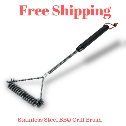 er BBQ Grill Brush 21Inch 3Sided