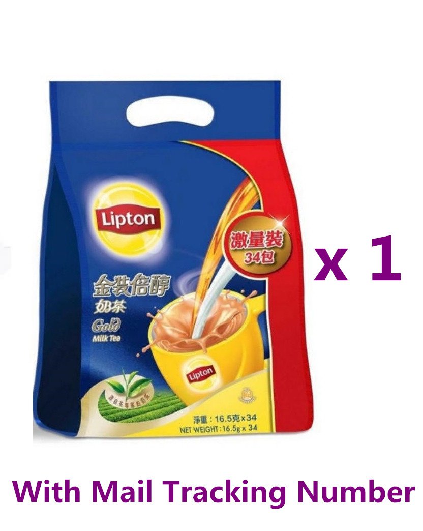 Lipton gold instant 3 in 1 milk tea ( 34 Sticks / Pack ) x 1 Pack