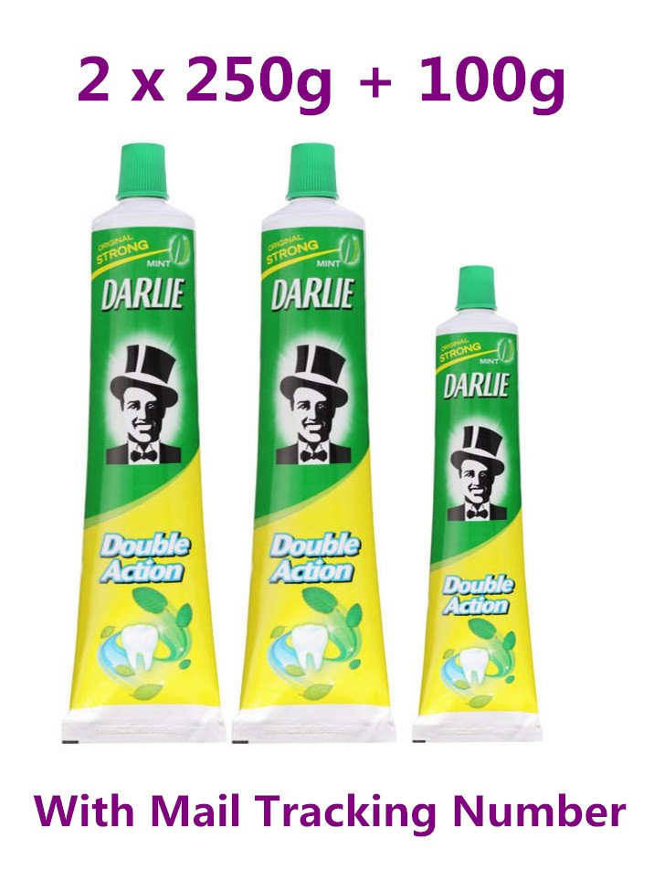 Darlie Double Action Toothpaste ( 250g x 2+ 100g / Pack ) x 1 Pack