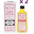 Banjemin Jaminton Healing Oil Lion Medicated Oil ( 45ml / Bottle ) x 2 Bottles