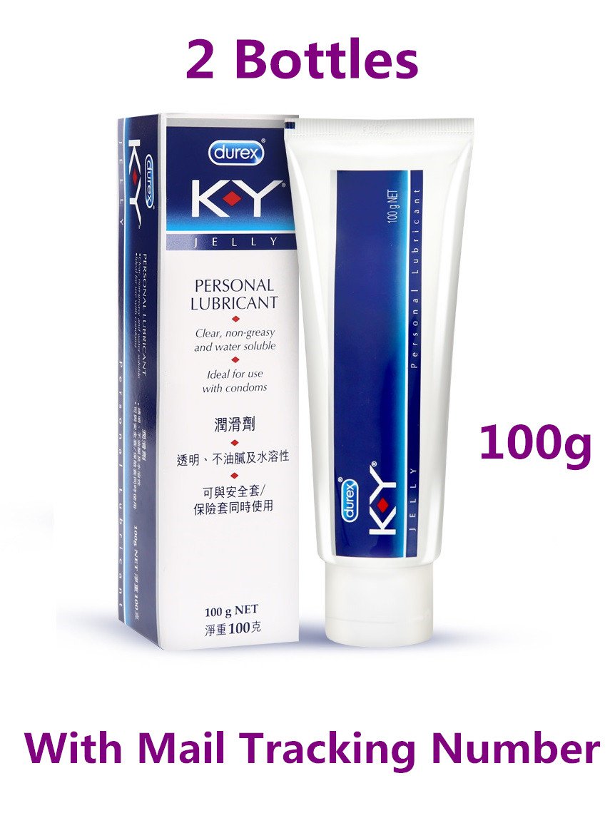 Durex KY Jelly Personal Lubricant Lube Smooth ( 100g / Bottle ) x 2 Bottles