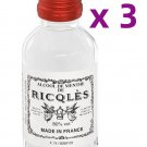 France Ricqles Peppermint Cure Medicated Oil 50ml for Indigestion Insect Bite x 3