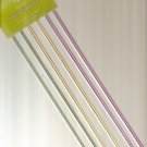 IN THE LOOP SINGLE POINT LOT OF 6 KNITTING NEEDLES SIZES 8, 9, 10 (10 IN LONG)