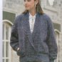 double knit sweater  (women's top) ** knit leaflet