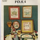 PLAIN & FANCY FOLK 1 ** cross stitch booklet PLAIN & FANCY FOLK 1 ** cross stitch booklet