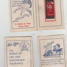 vintage lot of 10 sewing needles with Equitable life insurance advertising vintage lot of 10 sewing needles with Equitable life insurance advertising