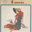 PAMELA (woman with dog) ** cross stitch booklet PAMELA (woman with dog) ** cross stitch booklet
