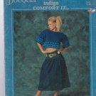 BOUQUET INDIGO COMFORT 12 * WOMEN TOPS KNITTING PATTERNS