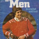 SWEATERS FOR MEN ** crochet & knit booklet