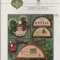 DEER SANTA ** cross stitch