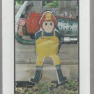 FIREMAN SHELF SITTER ** cross stitch pattern FIREMAN SHELF SITTER ** cross stitch pattern