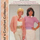 simply spring sweaters ** crochet booklet