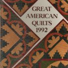 Great American Quilts 1992 by Sandra L. O'Brien (1991, Hardcover)