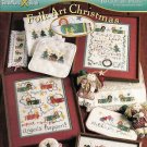 FOLK ART CHRISTMAS IN  CROSS STITCH