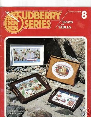 TRAYS & TABLES  IN CROSS STITCH