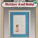 mother and baby sampler ** cross stitch booklet
