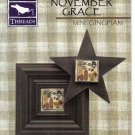 NOVEMBER GRACE IN CROSS STITCH NOVEMBER GRACE IN CROSS STITCH