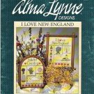I LOVE NEW ENGLAND ***  COUNTED CROSS STITCH