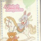 A BABY'S KEEPSAKE  FOR CROSS STITCH