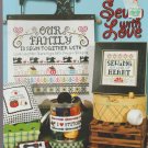 sewn with love ** cross stitch
