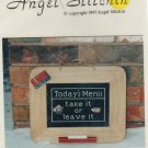 TODAY'S MENU ^^^ to cross stitch pattern