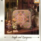 ANGELS AND EVERGREENS ** to cross stitch
